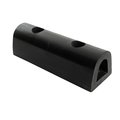 Global Industrial Extruded Rubber Fender Bumper, 12L x 4.25W x 4H B54110
